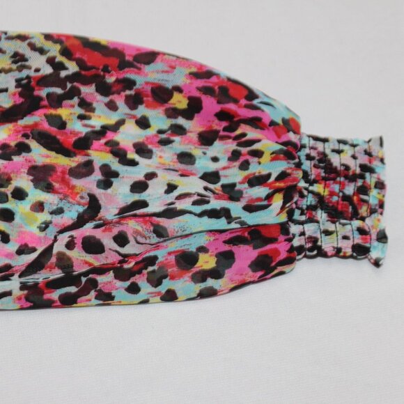 Marc New York Multi-Color Leopard Print Top - Picture 11 of 13